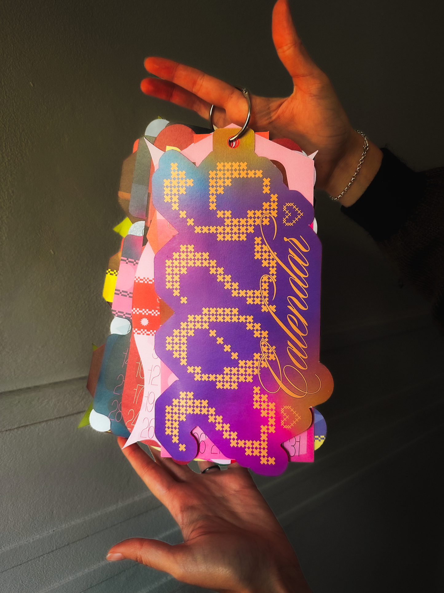 2026 calendar - shapes that turn into feelings ˖᯽ ݁˖