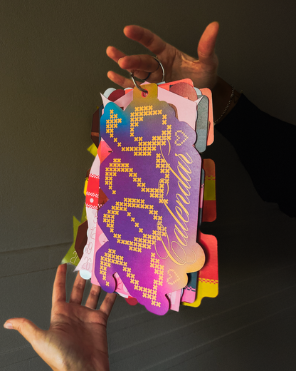 2026 calendar - shapes that turn into feelings ˖᯽ ݁˖