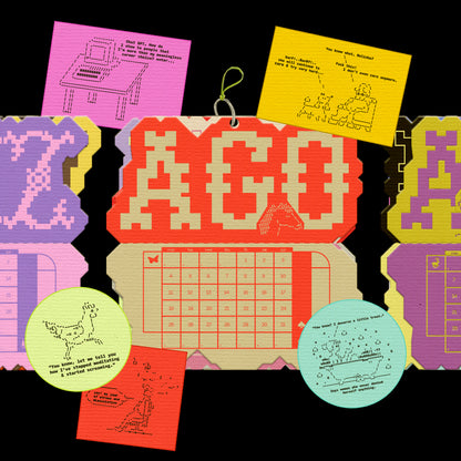 2025 calendar - the year of doing [?]