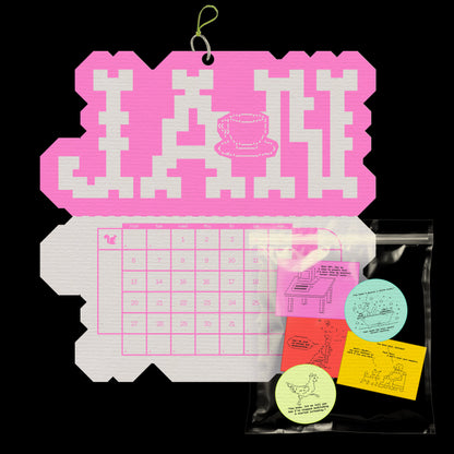 2025 calendar - the year of doing [?]