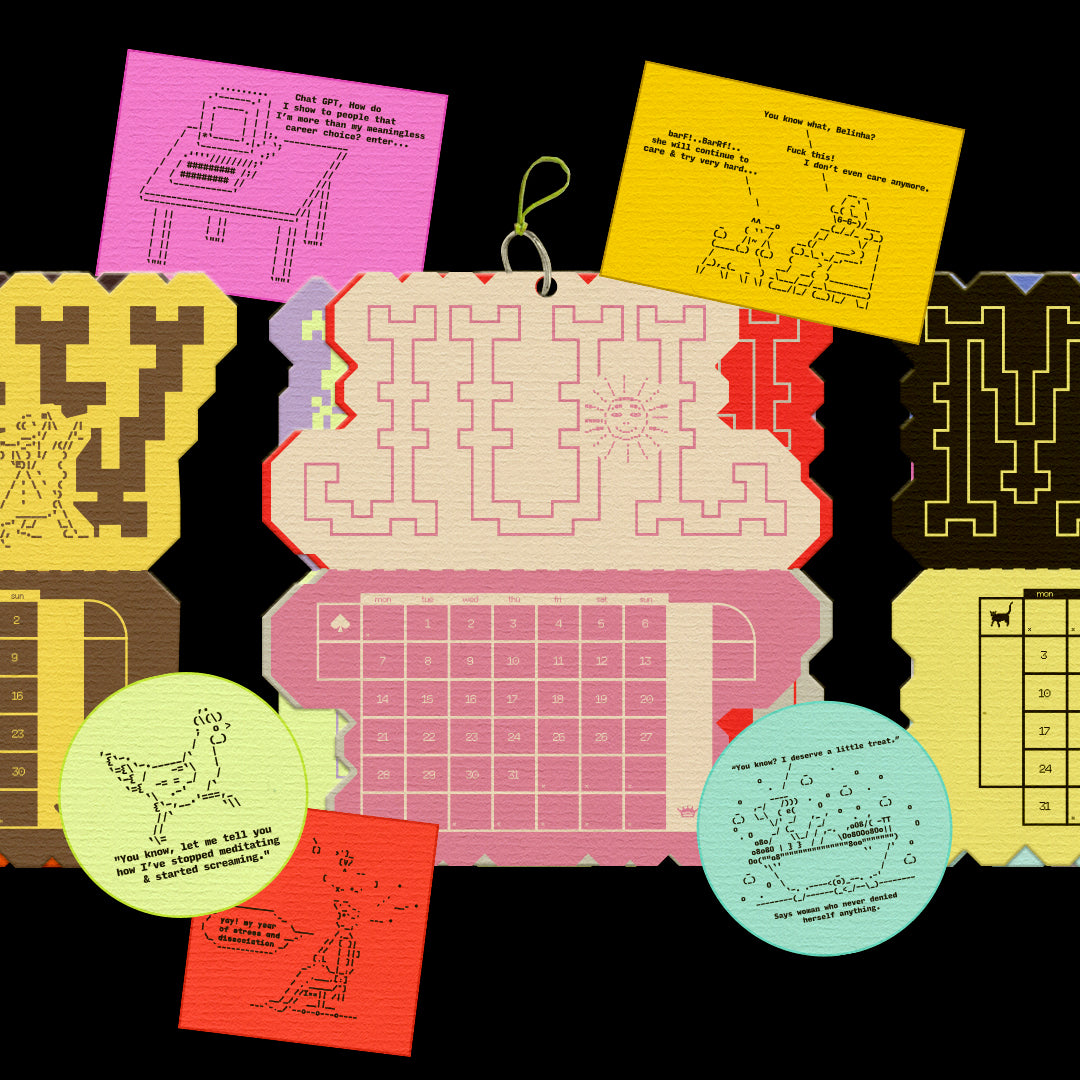 2025 calendar - the year of doing [?]