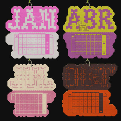 2025 calendar - the year of doing [?]