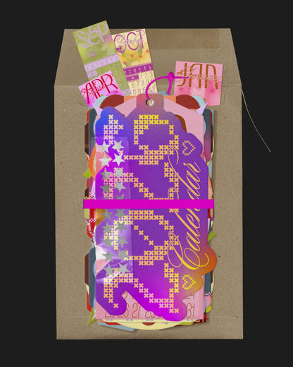 2026 calendar - shapes that turn into feelings ˖᯽ ݁˖